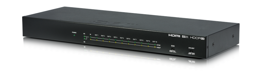 CYP Europe Verteiler HDMI2.0 UHD/ 4K / HDCP2.2 1:10 QU-10-4K22